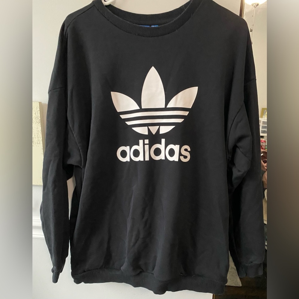 Adidas Classic Black Crewneck